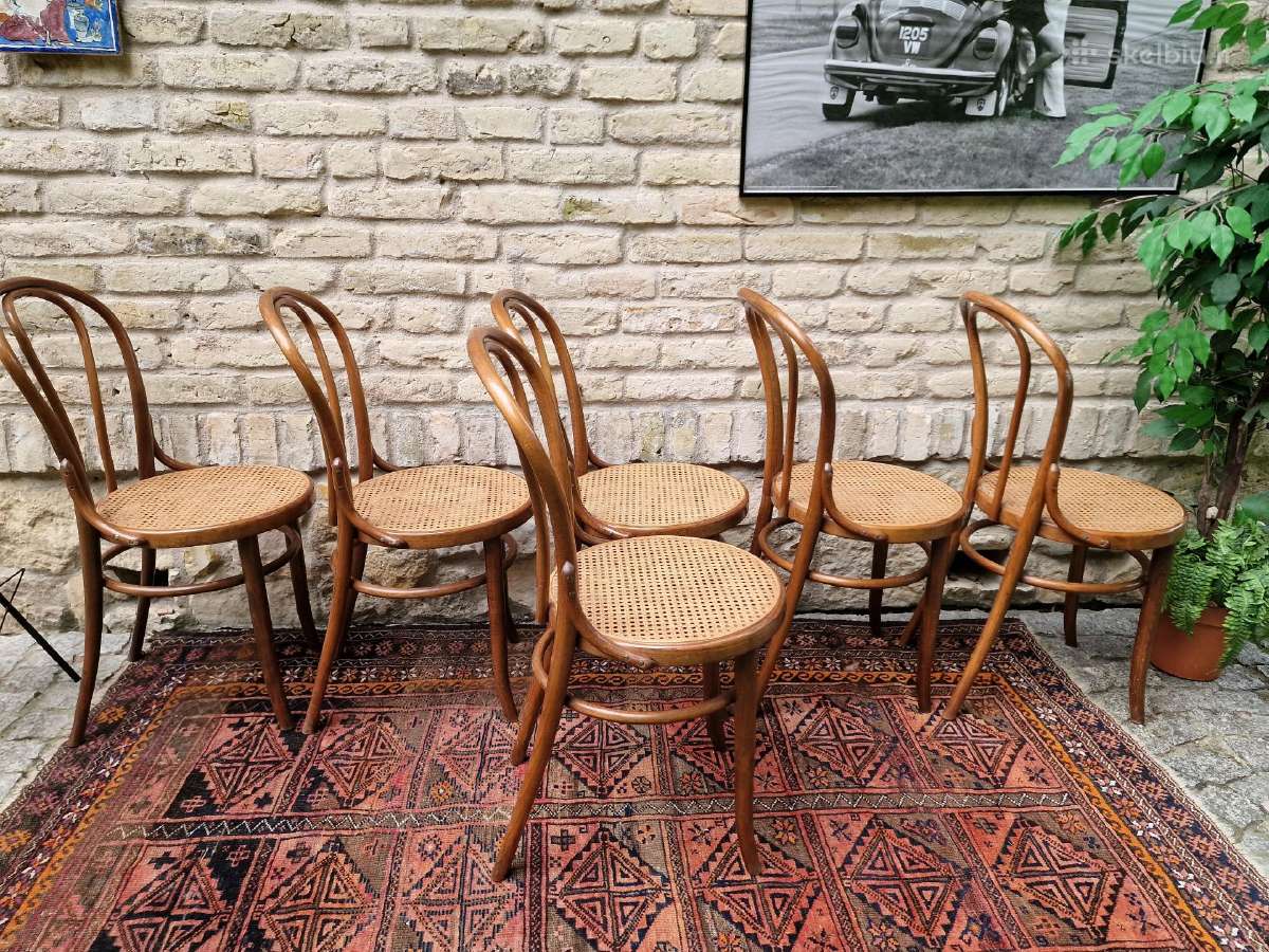 Vintažinės mid century Thonet st.bukmedžio kėdės - nuotraukos Nr. 4