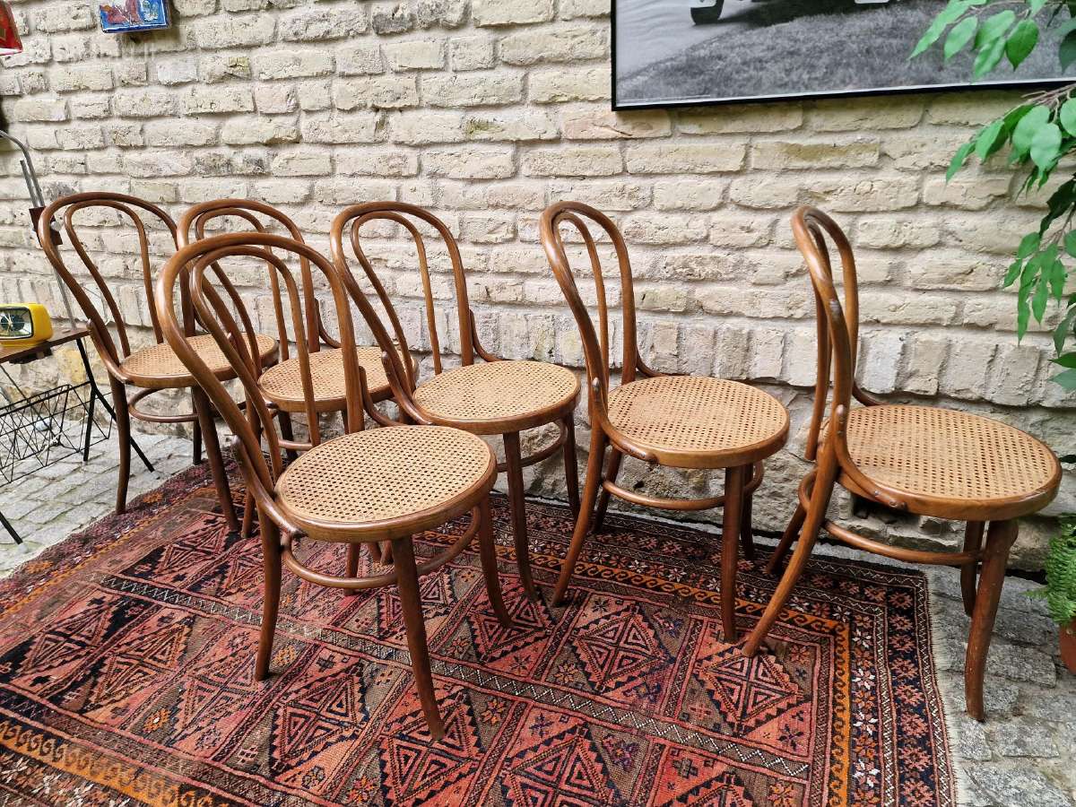 Vintažinės mid century Thonet st.bukmedžio kėdės - nuotraukos Nr. 6
