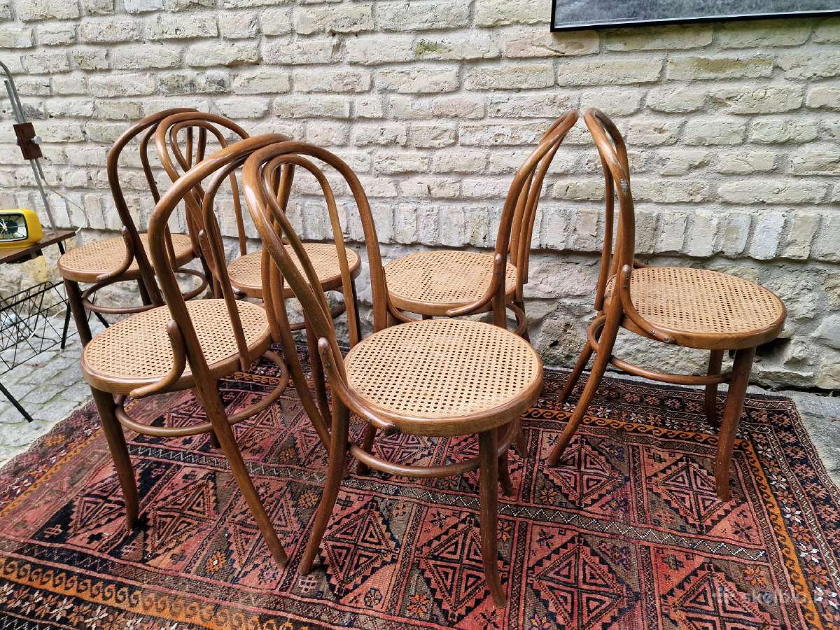 Vintažinės mid century Thonet st.bukmedžio kėdės - nuotraukos Nr. 7