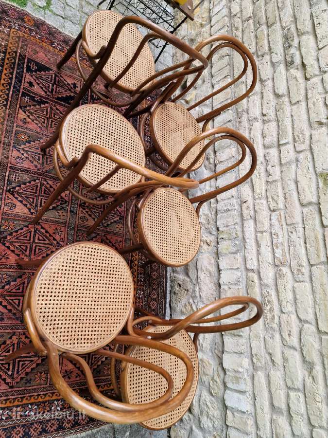 Vintažinės mid century Thonet st.bukmedžio kėdės - nuotraukos Nr. 11
