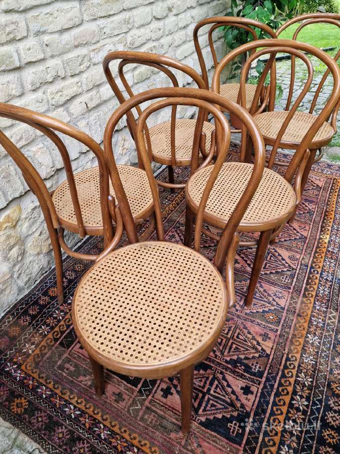 Vintažinės mid century Thonet st.bukmedžio kėdės - nuotraukos Nr. 12
