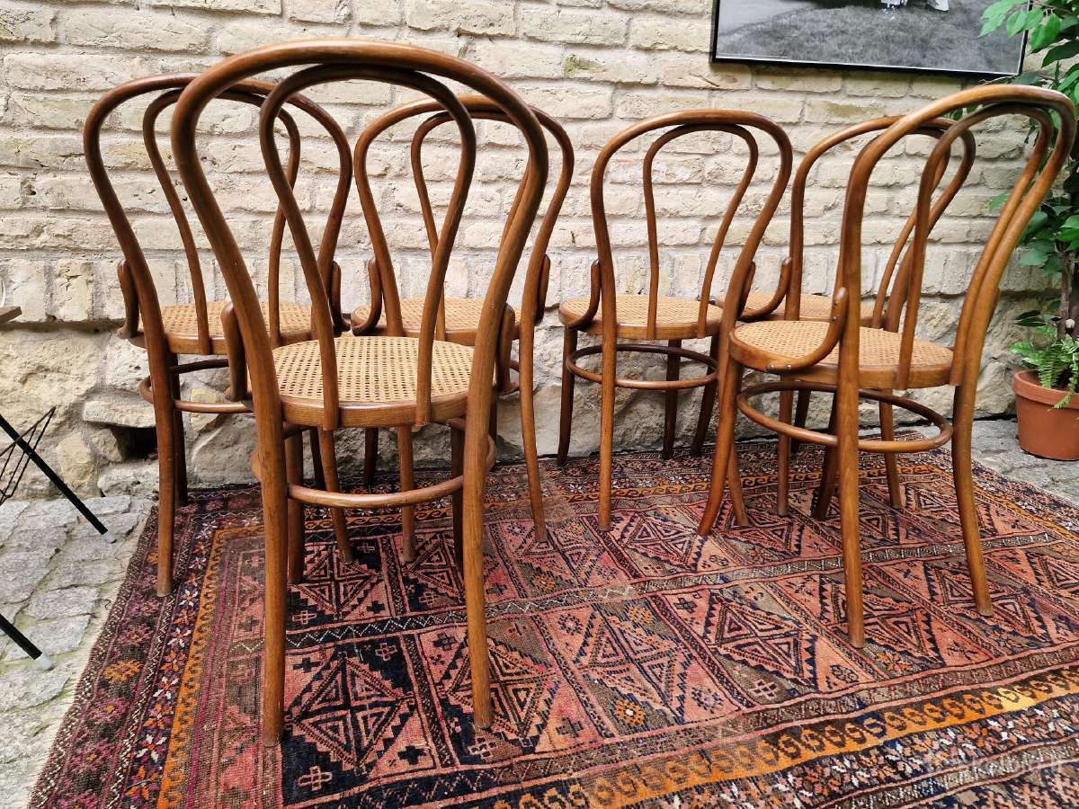 Vintažinės mid century Thonet st.bukmedžio kėdės - nuotraukos Nr. 18