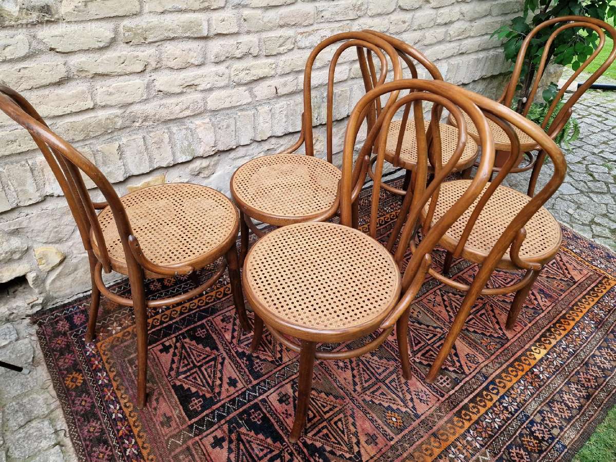 Vintažinės mid century Thonet st.bukmedžio kėdės - nuotraukos Nr. 24