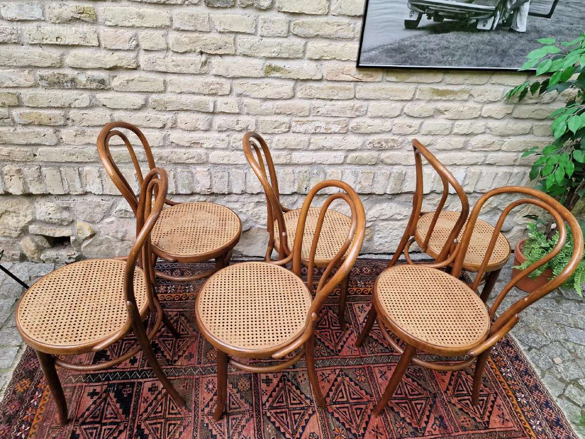 Vintažinės mid century Thonet st.bukmedžio kėdės - nuotraukos Nr. 26