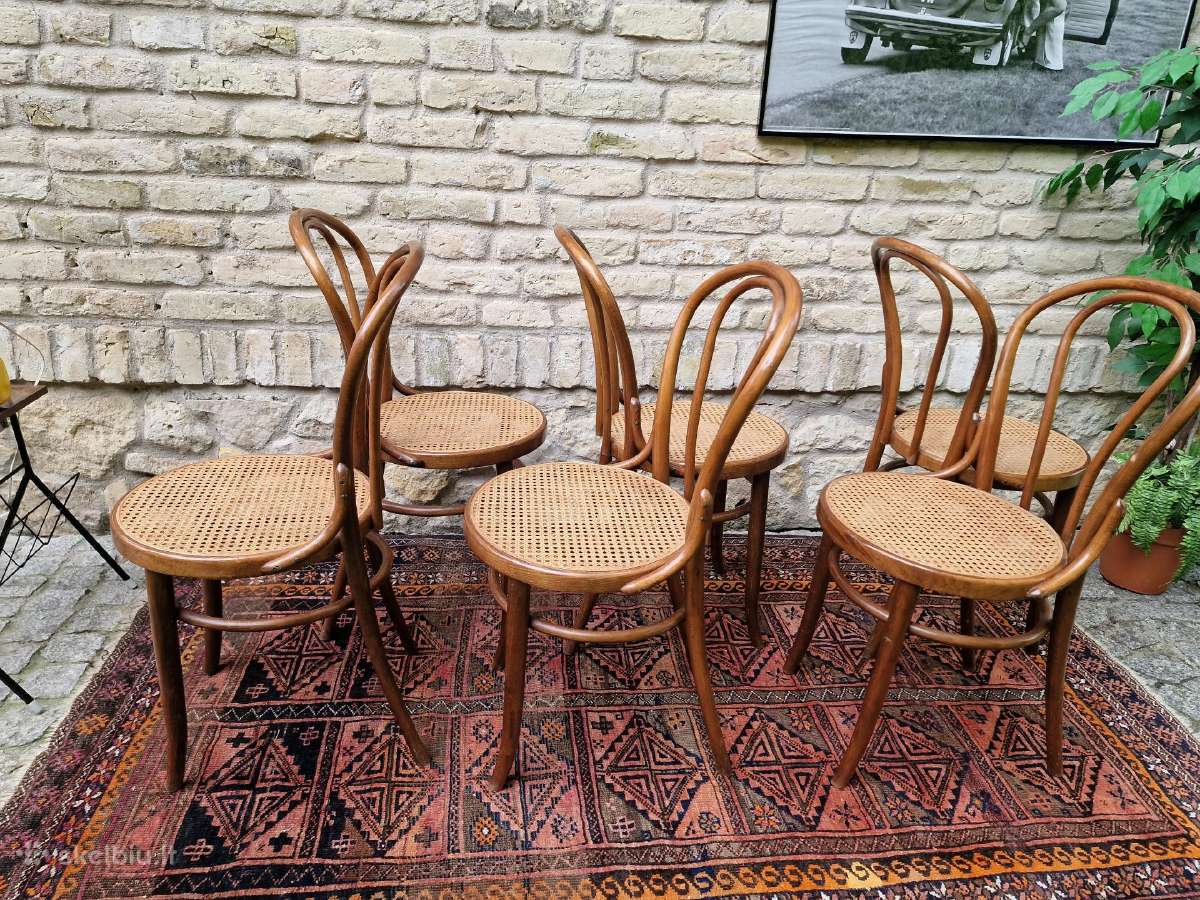 Vintažinės mid century Thonet st.bukmedžio kėdės - nuotraukos Nr. 29