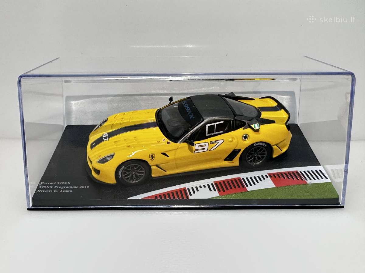 Ferrari 599xx #97 Aluko 2010 geltona 1:43 Ferra - nuotraukos Nr. 2