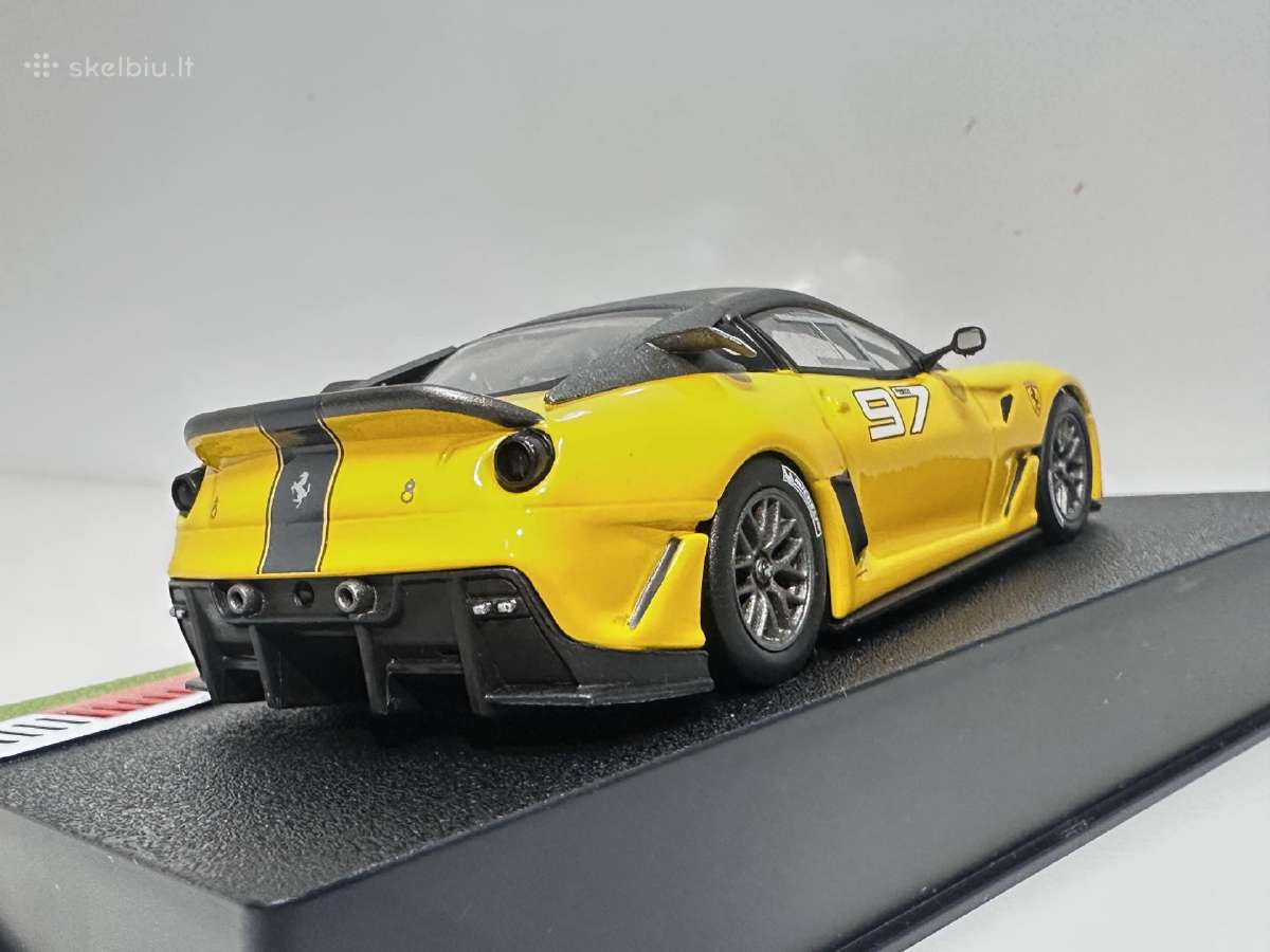 Ferrari 599xx #97 Aluko 2010 geltona 1:43 Ferra - nuotraukos Nr. 4
