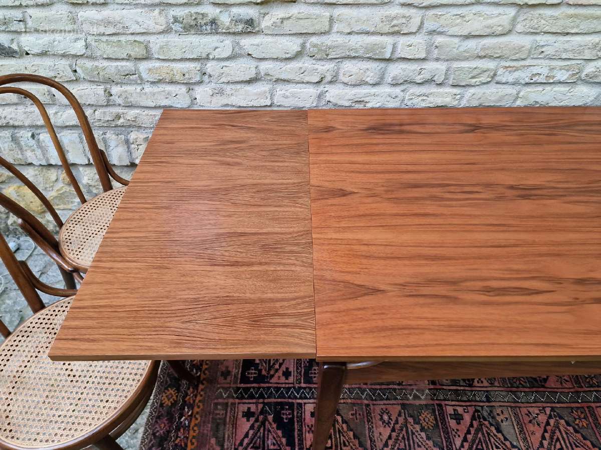 Vintažinis mid century valgomojo stalas - nuotraukos Nr. 10
