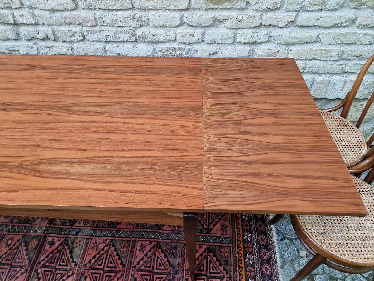 Vintažinis mid century valgomojo stalas - nuotraukos Nr. 13