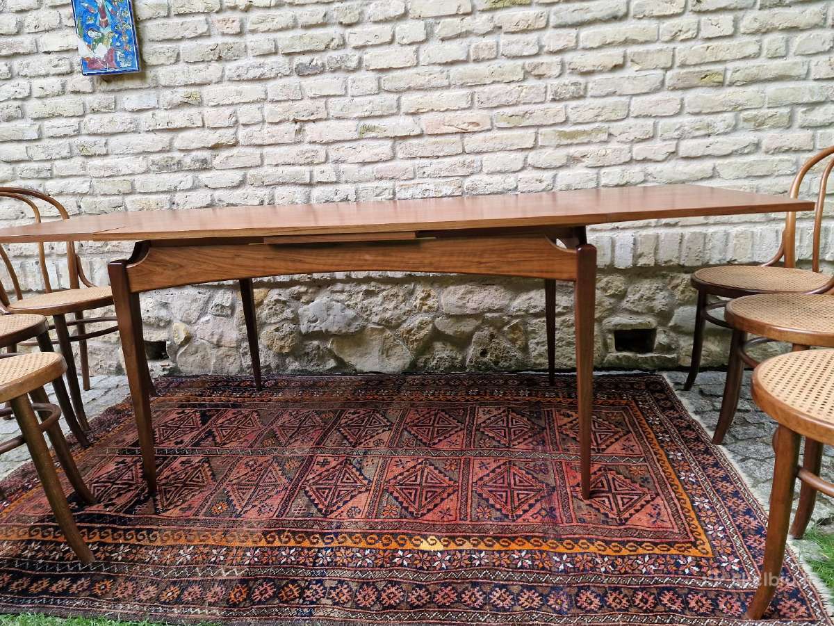 Vintažinis mid century valgomojo stalas - nuotraukos Nr. 15