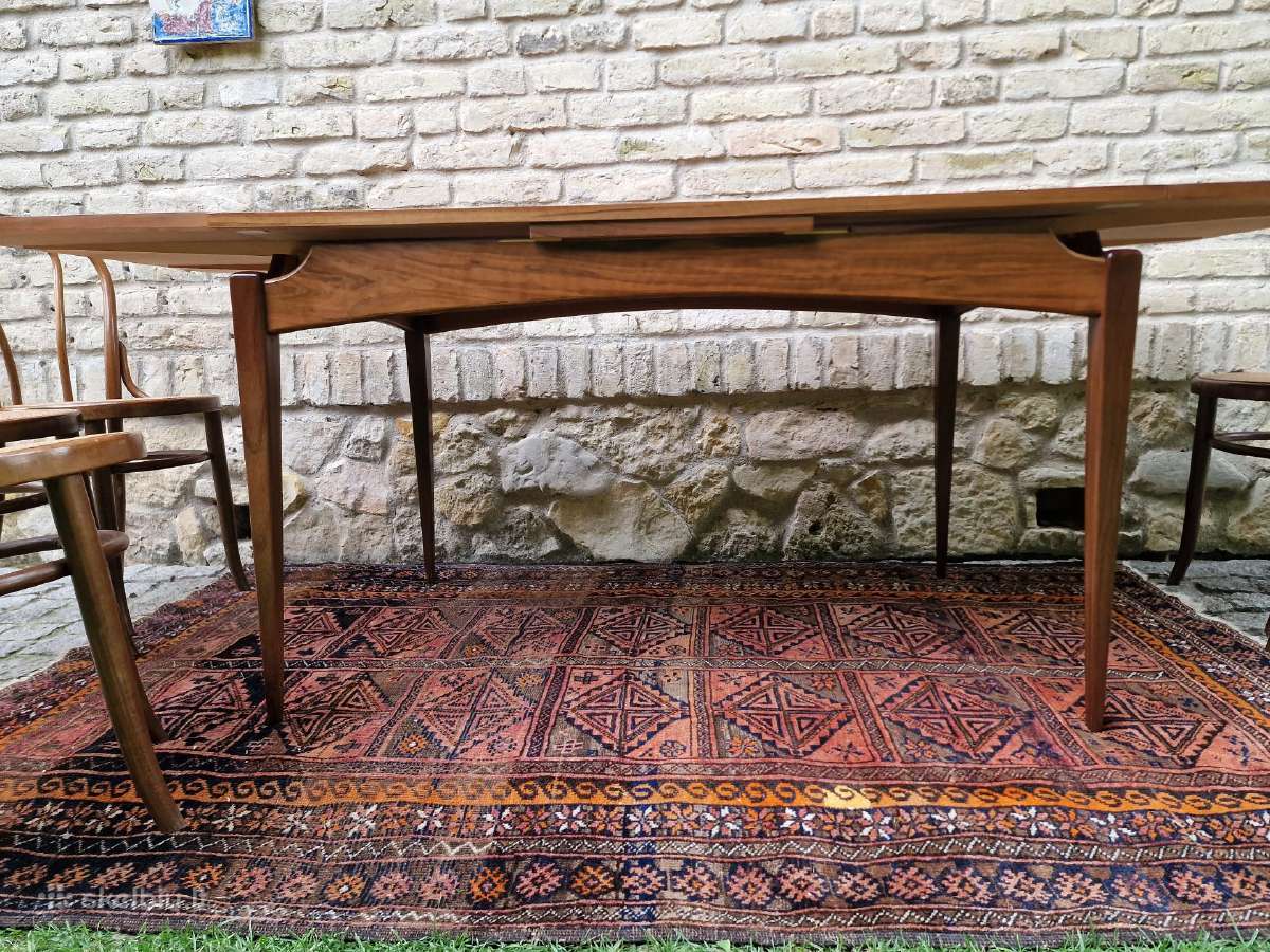 Vintažinis mid century valgomojo stalas - nuotraukos Nr. 16