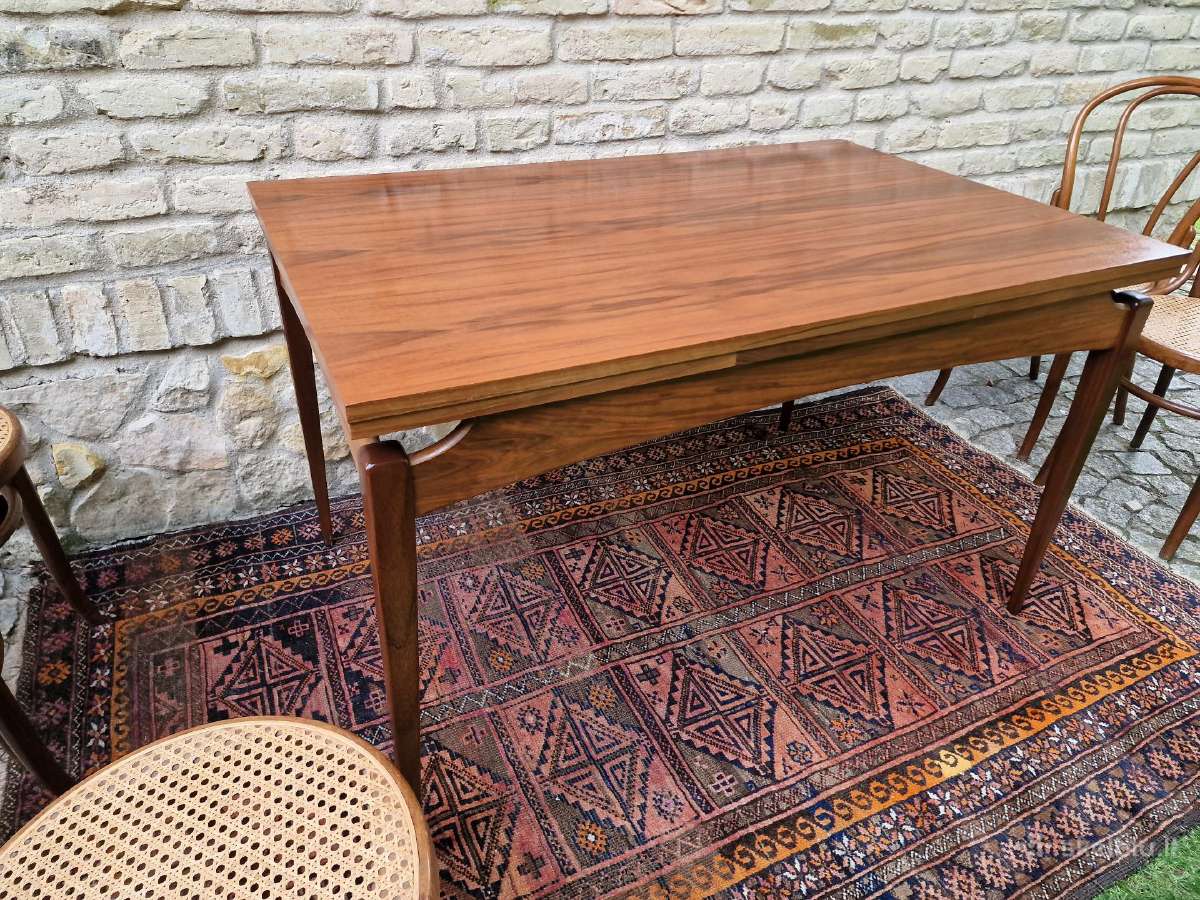 Vintažinis mid century valgomojo stalas - nuotraukos Nr. 18