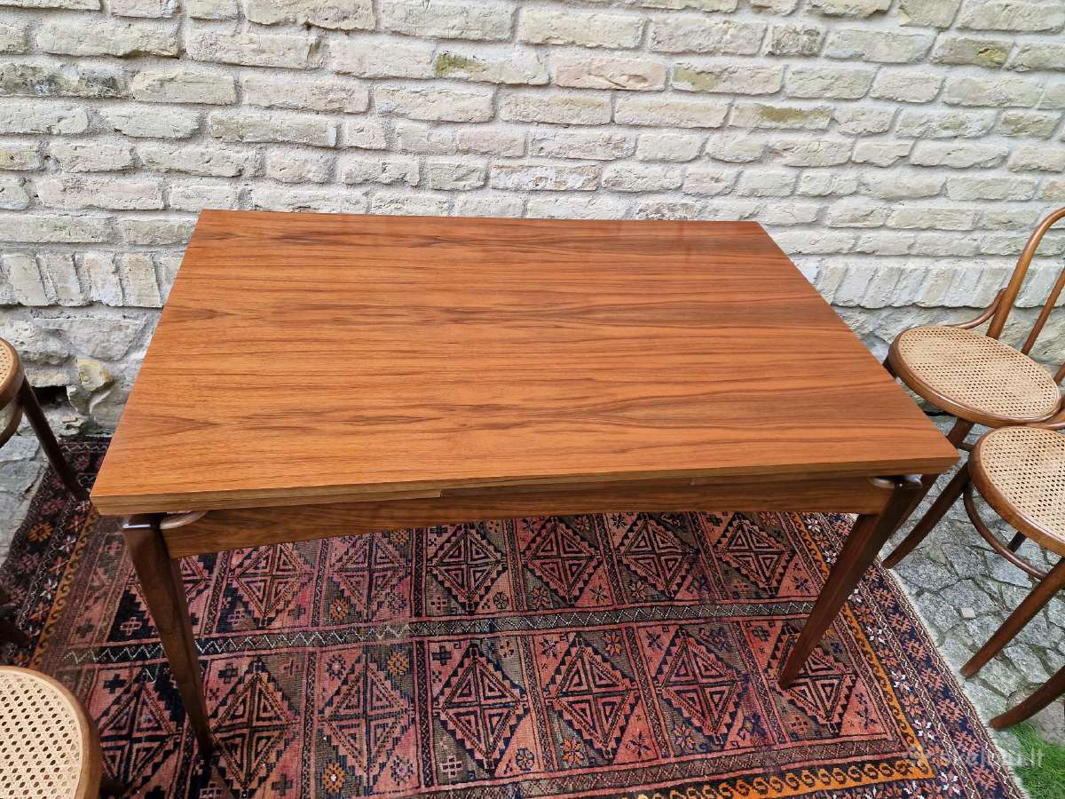 Vintažinis mid century valgomojo stalas - nuotraukos Nr. 22