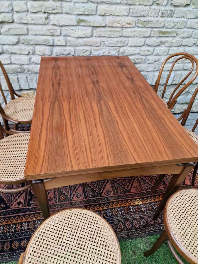 Vintažinis mid century valgomojo stalas - nuotraukos Nr. 26