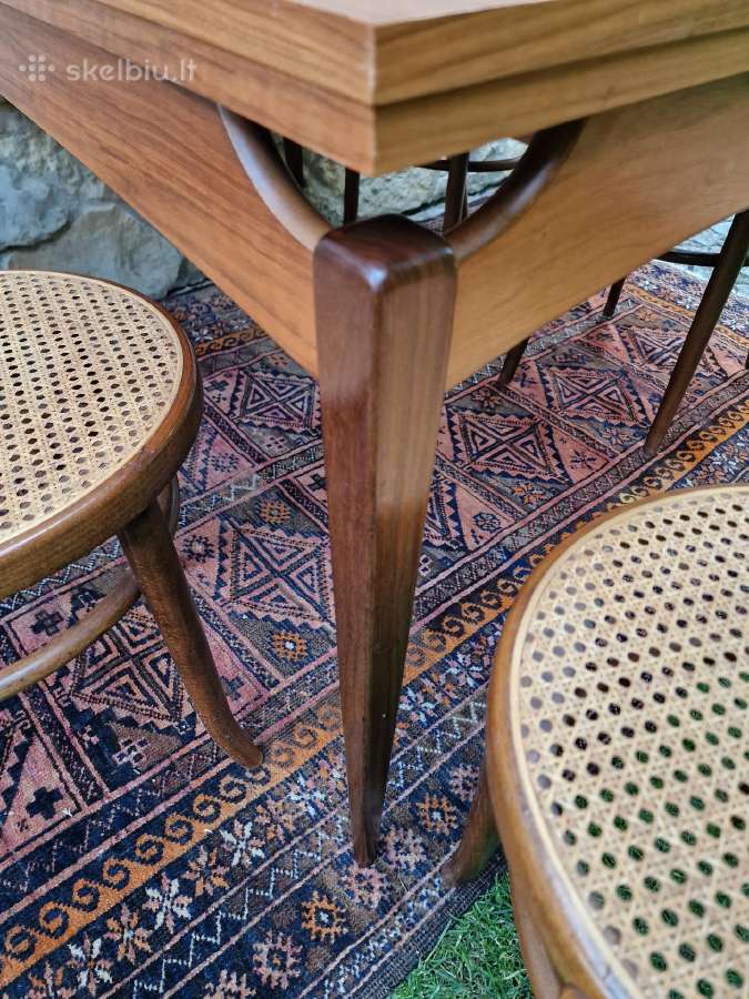 Vintažinis mid century valgomojo stalas - nuotraukos Nr. 27