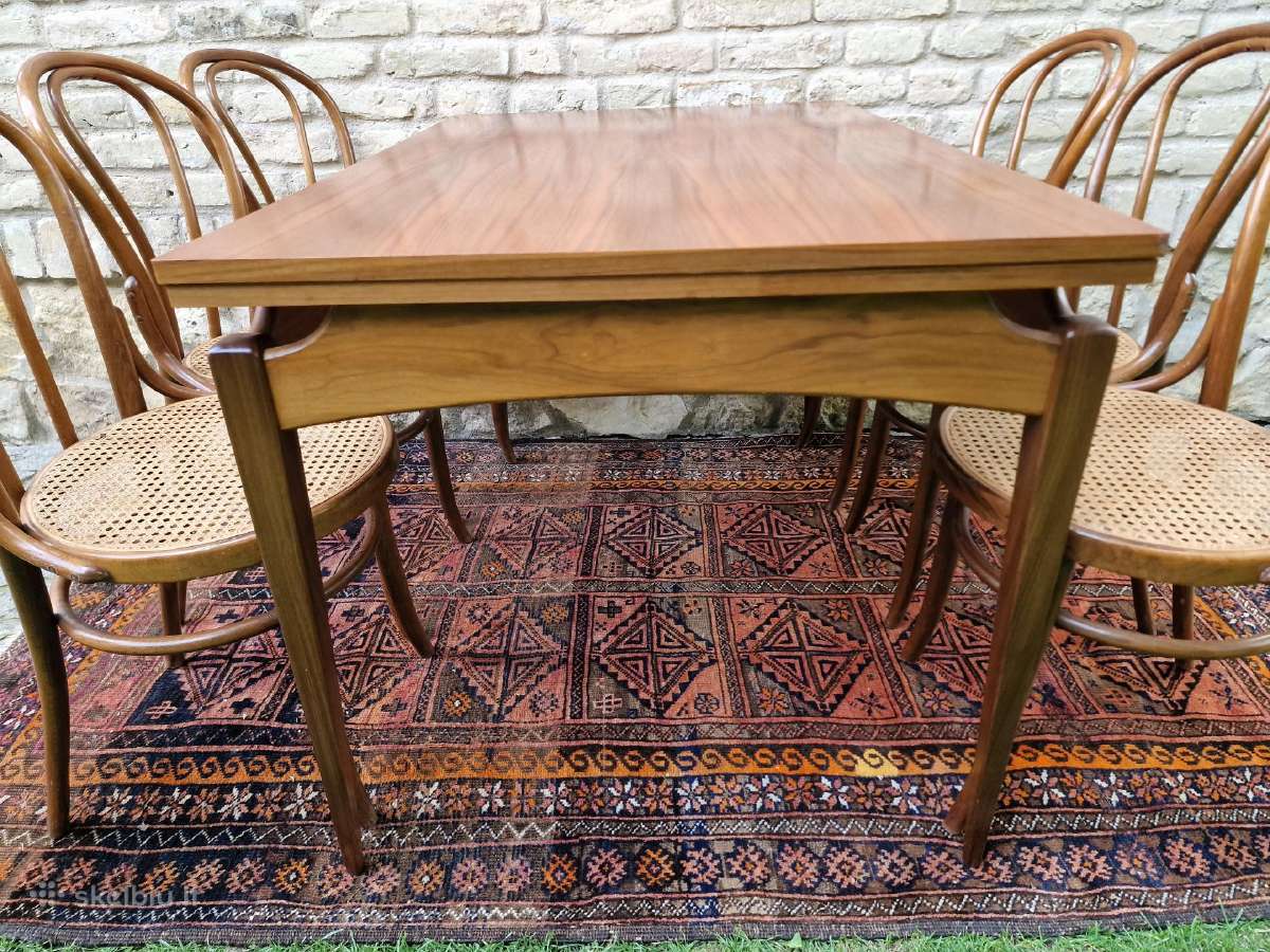 Vintažinis mid century valgomojo stalas - nuotraukos Nr. 33