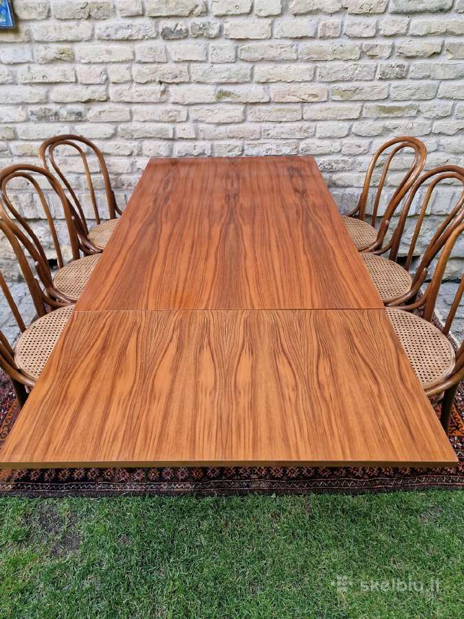 Vintažinis mid century valgomojo stalas - nuotraukos Nr. 36