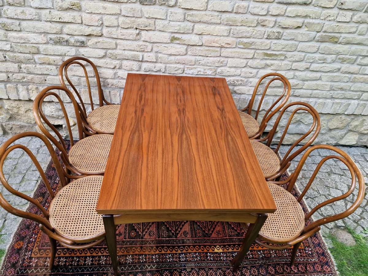 Vintažinis mid century valgomojo stalas - nuotraukos Nr. 38