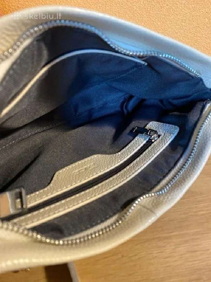 Moteriška kreminės spalvos rankinė per petį - nuotraukos Nr. 3