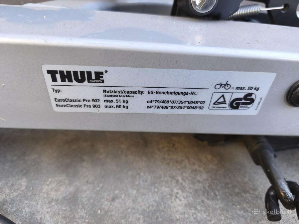 Thule euroclassic pro 902 - nuotraukos Nr. 3