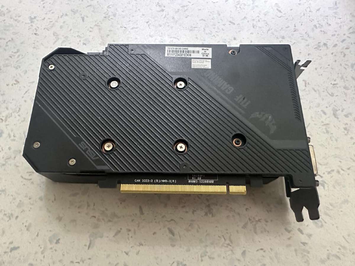 Asus Tuf Gtx 1660 6gb - nuotraukos Nr. 2