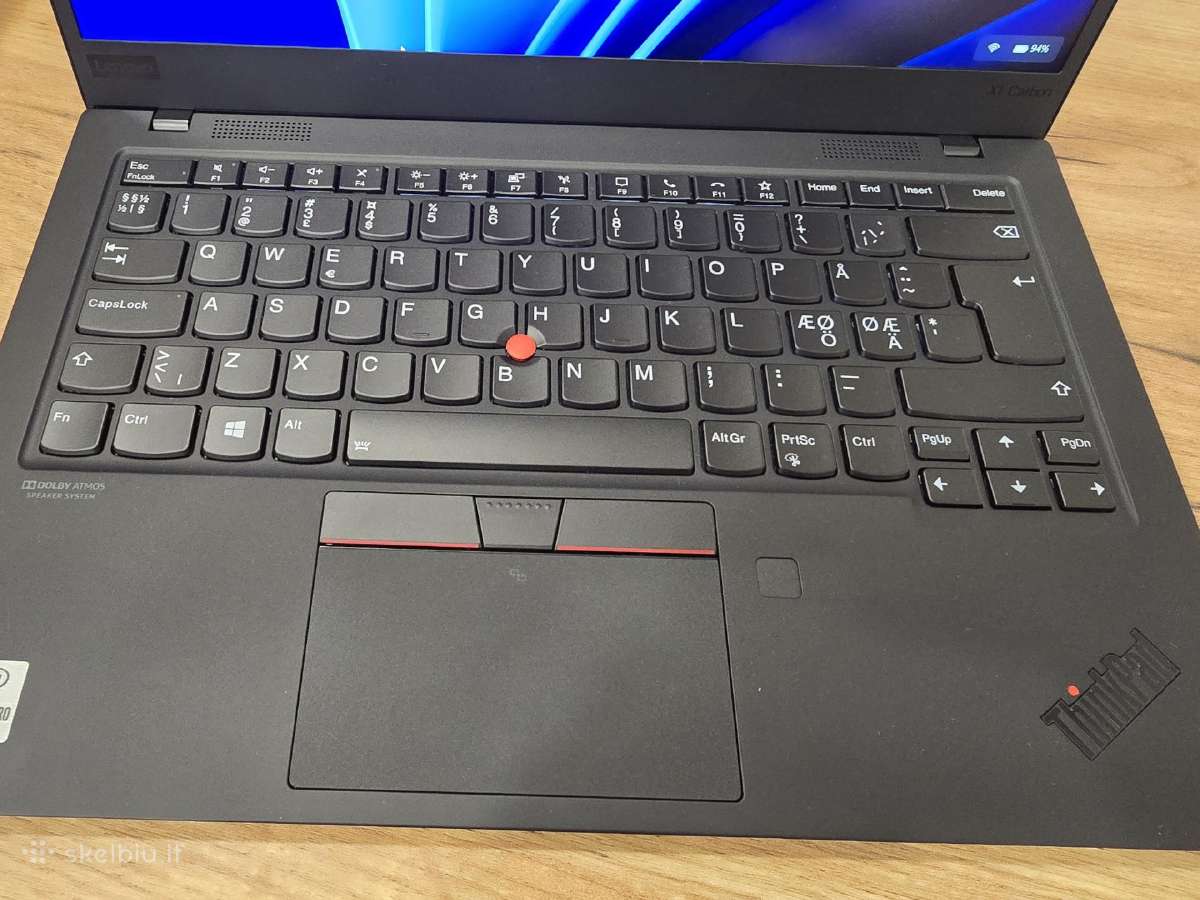 Lenovo Thinkpad X1 Carbon Touch 14"i7/16gb/512ssd - nuotraukos Nr. 2
