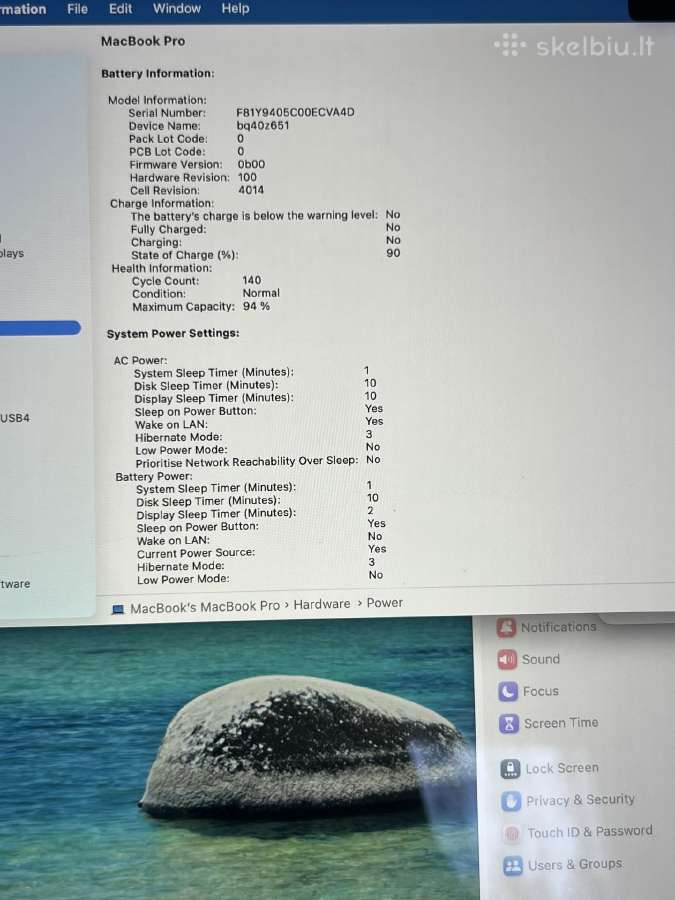 MacBook Pro 16-inch 16gb 1tb - nuotraukos Nr. 9