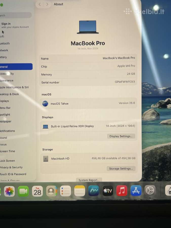 MacBook Pro 14-inch m4 - nuotraukos Nr. 5
