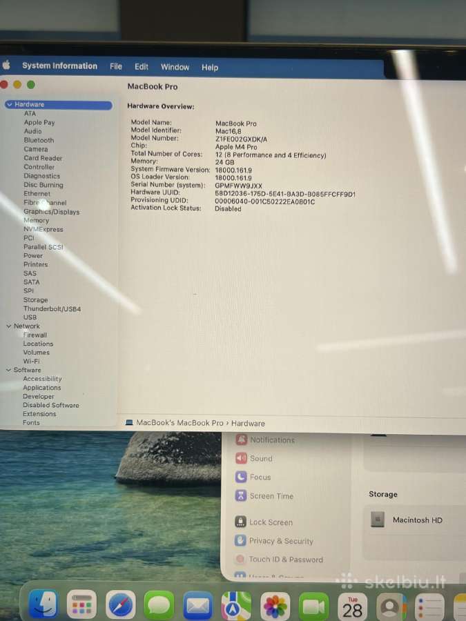 MacBook Pro 14-inch m4 - nuotraukos Nr. 6