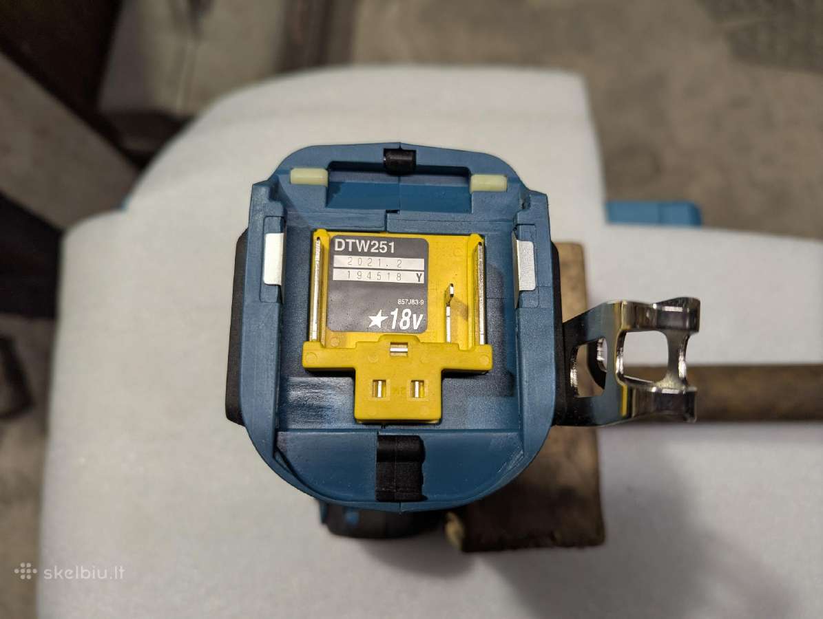 Makita Dtw251 - nuotraukos Nr. 4