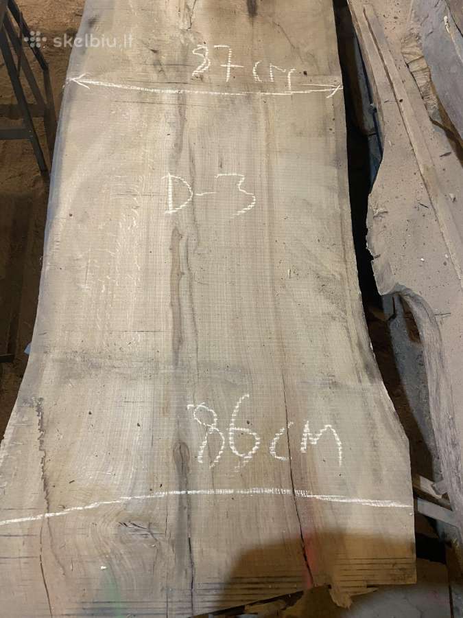 Plačios obliuotos ažuolo lentos stalviršiai stalai - nuotraukos Nr. 27