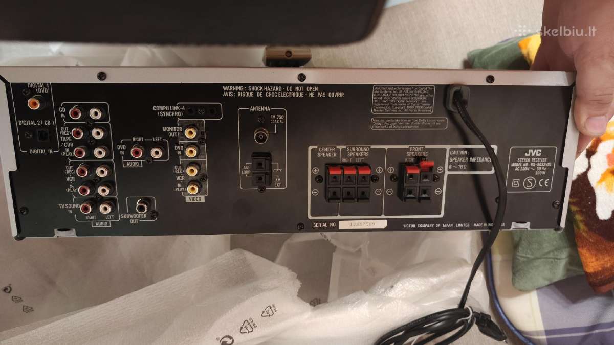 Vintažinis Blaupunkt stiprintuvas ir JVC Rx-5032v - nuotraukos Nr. 11