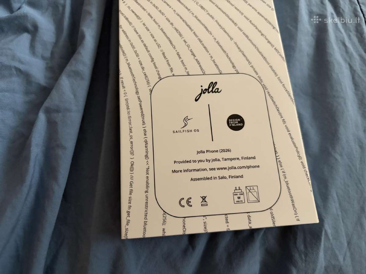 Jolla Phone 2026 12/256 GB – Kaamos Black - nuotraukos Nr. 2