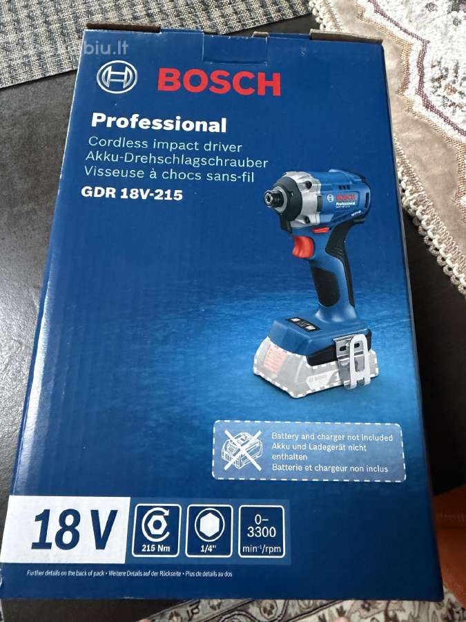 Bosch Gdr 18v-215 - nuotraukos Nr. 2