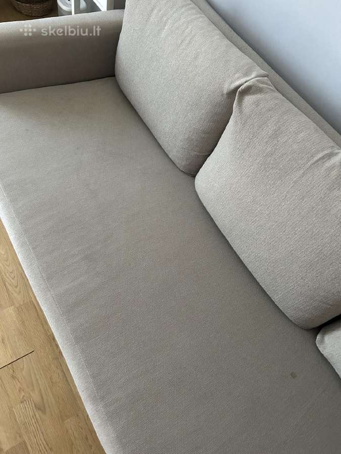 Trivietė sofa-lova, Faringe šviesiai pilk - nuotraukos Nr. 2