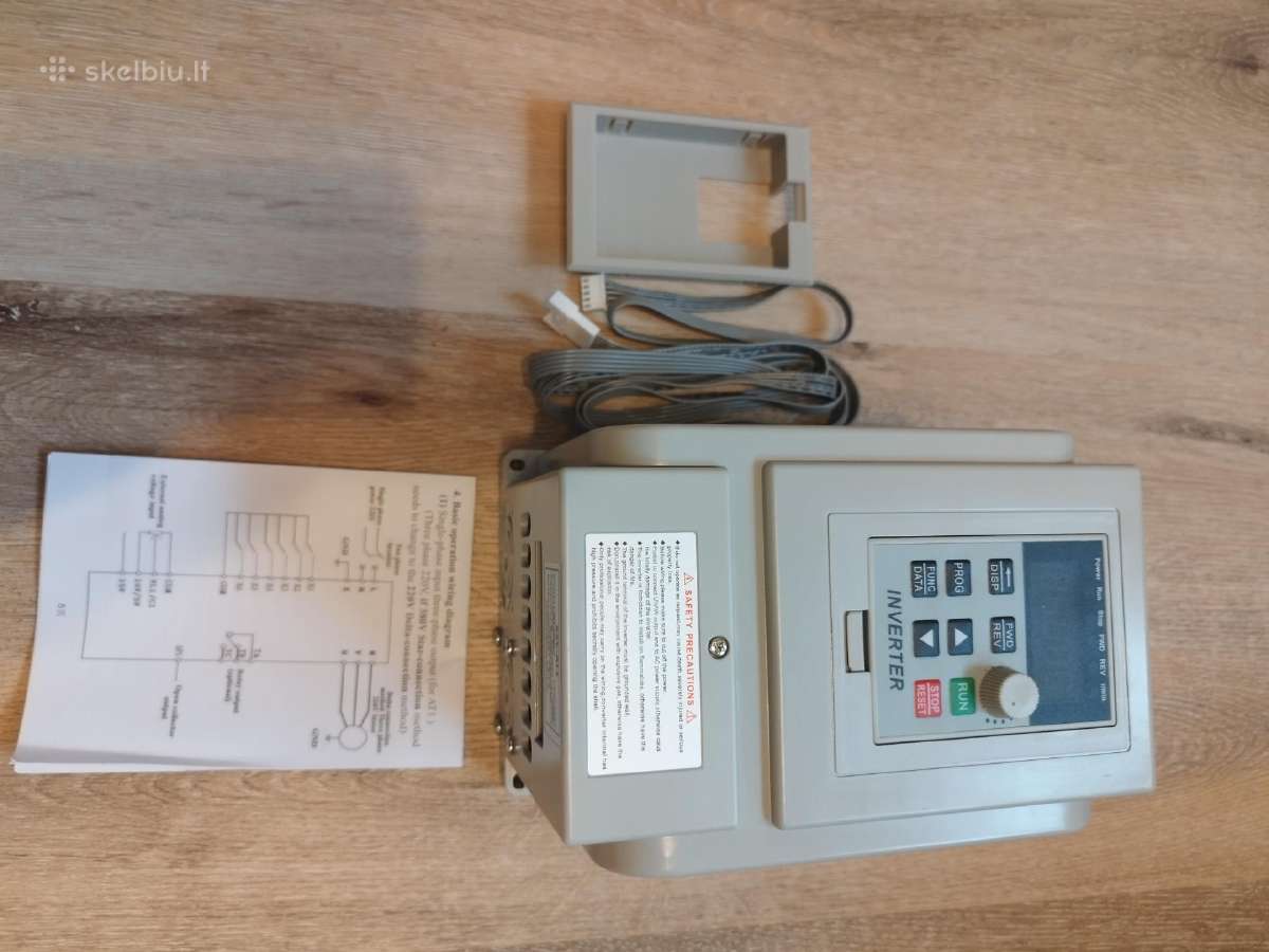 Dažnio keitiklis Xsy-at1 (1.5kw / 8a) - nuotraukos Nr. 2