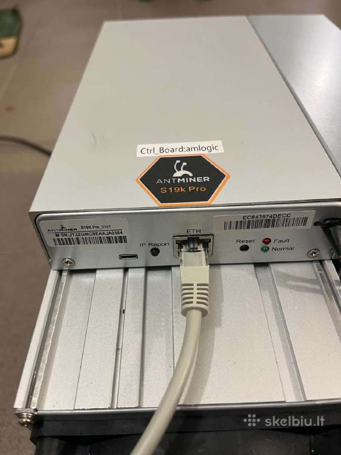 Antminer S19k Pro 110h naudotas - nuotraukos Nr. 2