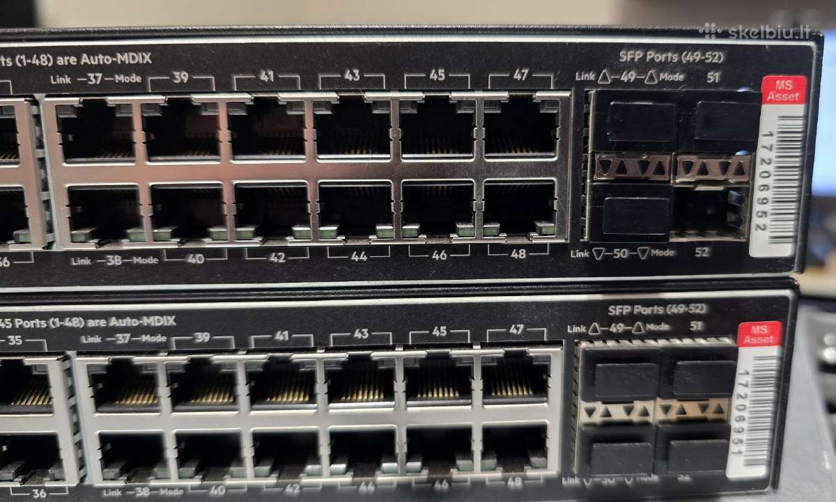 Hp Procurve 1810g-24 Aruba 3com Cisco 40gbe ir kt. - nuotraukos Nr. 12