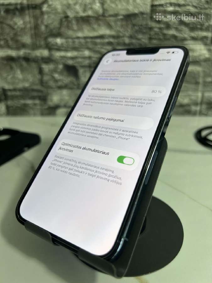 iPhone 13 Pro 128gb 80% Light Blue - nuotraukos Nr. 10