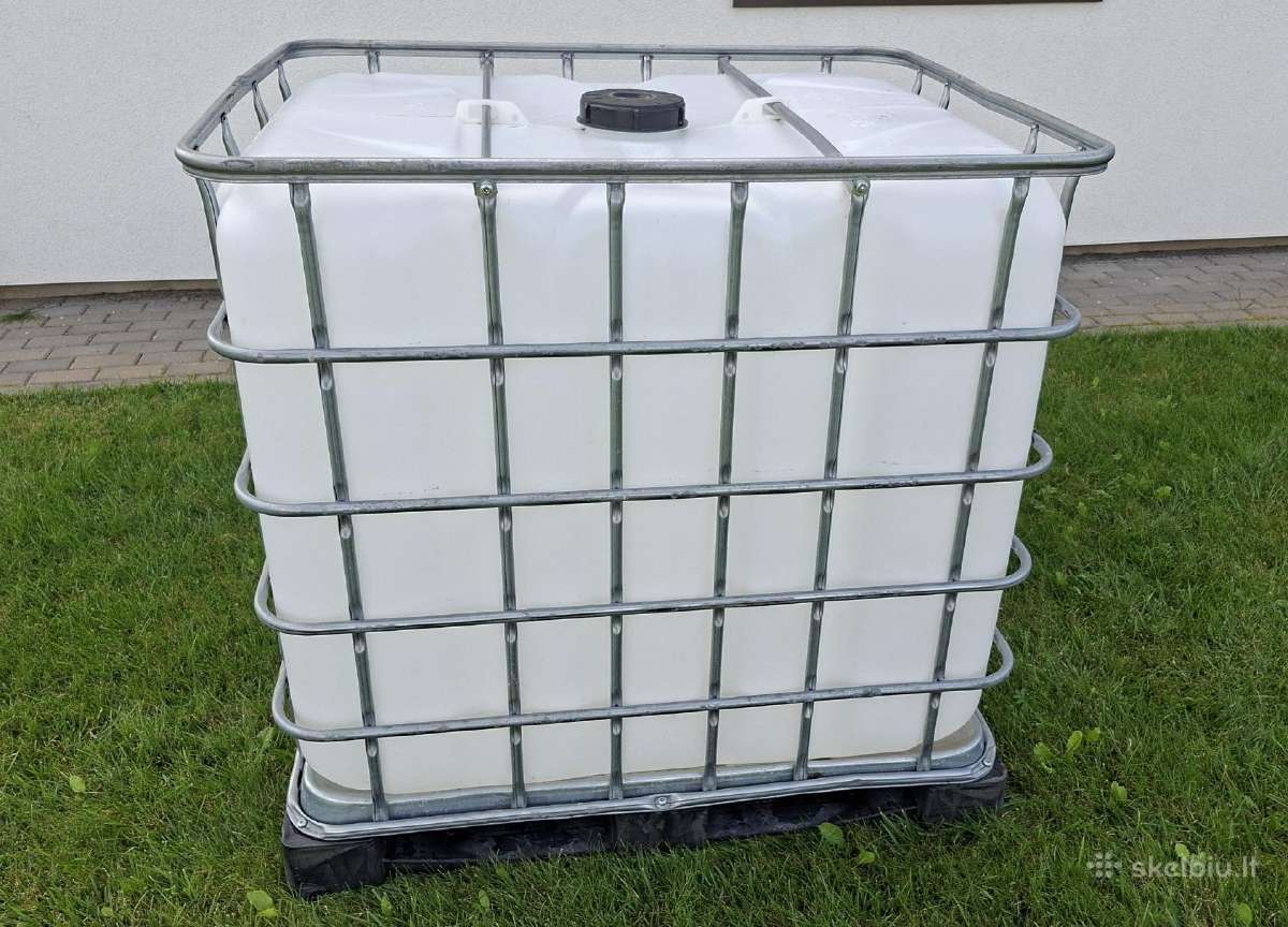 Ibc maistinė talpa 1000l plauta - nuotraukos Nr. 2