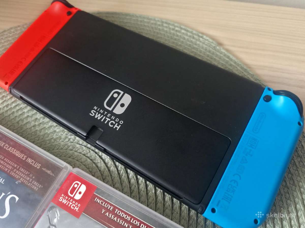 Nintendo switch oled su priedais - nuotraukos Nr. 5