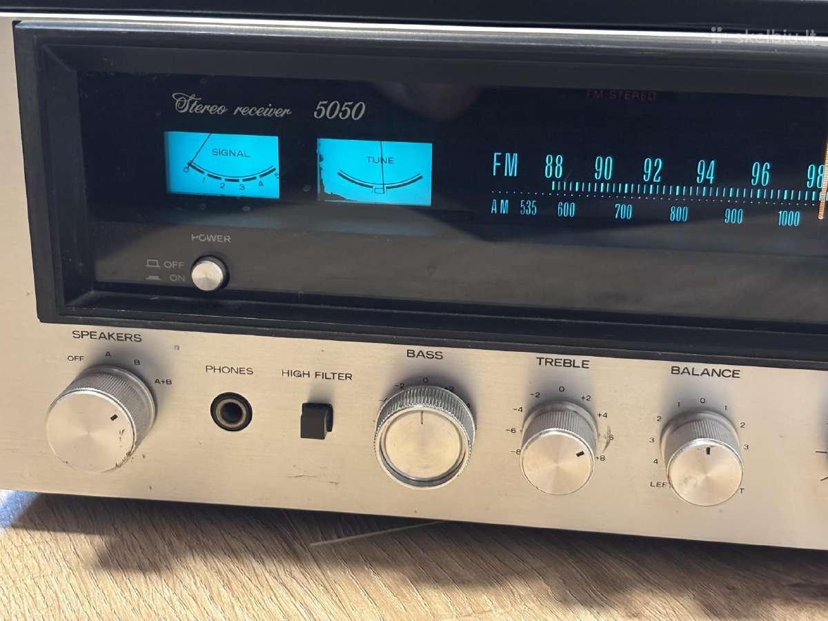 Vintažinis Sansui 5050 imtuvas - nuotraukos Nr. 2