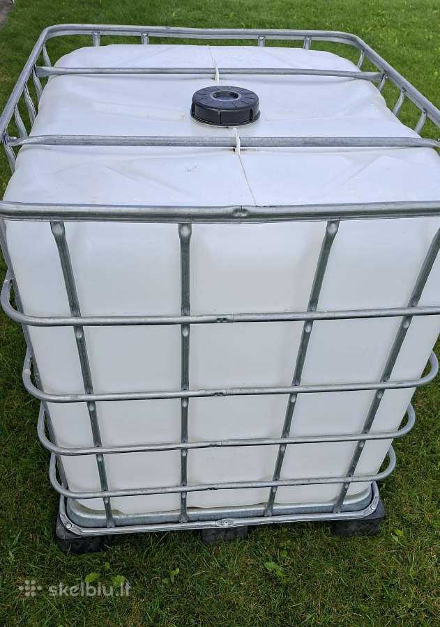 Ibc maistinė talpa 1000l plauta - nuotraukos Nr. 4