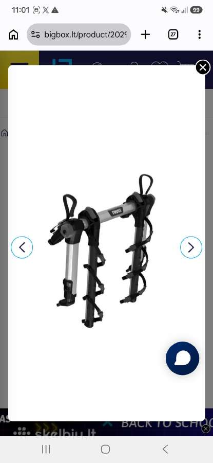 Thule Outway Hanging 3 - nuotraukos Nr. 4