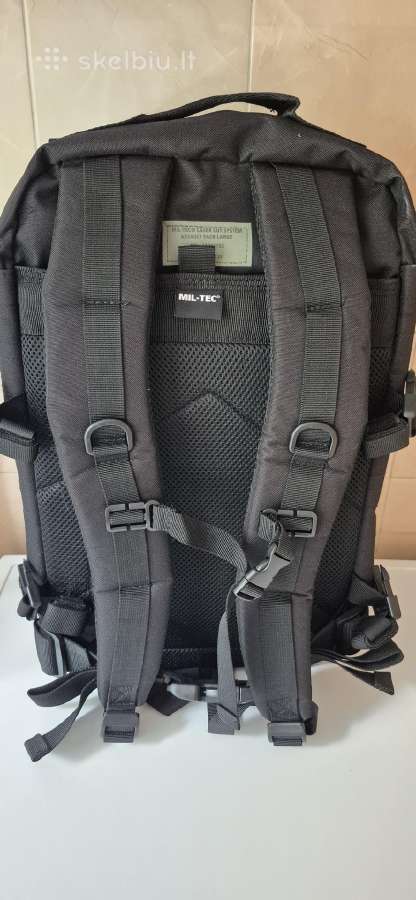 Unisex juoda Mil Tec kuprinė - nuotraukos Nr. 5