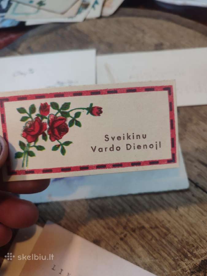 Tarpukario ir karo metu sveikinimų atvirutės - nuotraukos Nr. 9