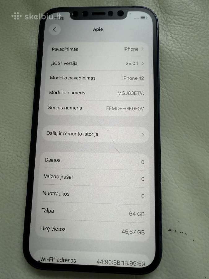 Tvarkingas iPhone 12 64gb - nuotraukos Nr. 7