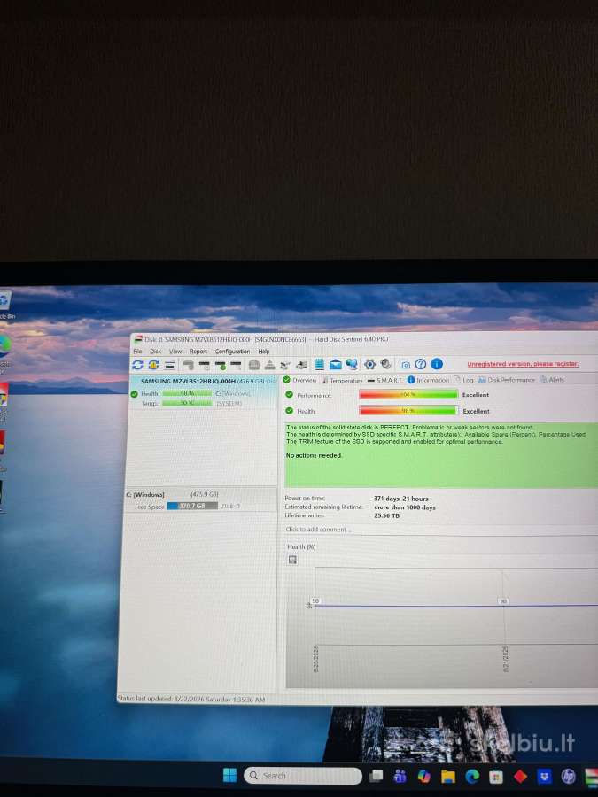 Hp Omen 15 Qhd 165hz / Ryzen 7 5800h / Rtx 3060 - nuotraukos Nr. 10