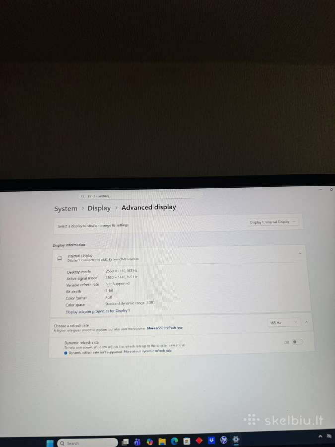 Hp Omen 15 Qhd 165hz / Ryzen 7 5800h / Rtx 3060 - nuotraukos Nr. 11