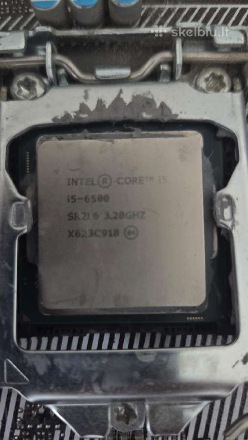 H110m pro-vh motherboard ir cpu intel 5 6500 - nuotraukos Nr. 2